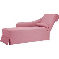 Chaiselongue mit Nackenrolle und Rechter Armlehne Rosa Samt Vidaxl Chaiselongue mit Nackenrolle und Rechter Armlehne Rosa Samt Vidaxl von VIDAXL