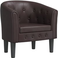 Vidaxl - Clubsessel Braun Kunstleder Vidaxl - Clubsessel Braun Kunstleder von VIDAXL
