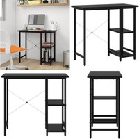 Vidaxl - Computertisch Schwarz 80x40x72 cm mdf und Metall - PC-Tisch - Schreibtisch - Bürotisch - Schwarzer Schreibtisch - Moderner Schreibtisch Vidaxl - Computertisch Schwarz 80x40x72 cm mdf und Metall - PC-Tisch - Schreibtisch - Bürotisch - Schwarzer Schreibtisch - Moderner Schreibtisch von VIDAXL