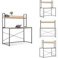 Vidaxl - Computertisch Schwarz und Eiche 120x60x138 cm - Computer Tisch - Computer Tische - Computer Schreibtisch - Computer Schreibtische Vidaxl - Computertisch Schwarz und Eiche 120x60x138 cm - Computer Tisch - Computer Tische - Computer Schreibtisch - Computer Schreibtische von VIDAXL