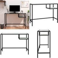 Vidaxl - Computertisch Weiß Marmor 100x36x74 cm Hartglas - PC-Tisch - Schreibtisch - Glastisch - Industriel Stil - Modernes Design - Home & Living Vidaxl - Computertisch Weiß Marmor 100x36x74 cm Hartglas - PC-Tisch - Schreibtisch - Glastisch - Industriel Stil - Modernes Design - Home & Living von VIDAXL