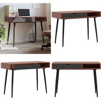 Computertisch mit Schublade Braun 110x50x75 cm Holzwerkstoff - Bürostuhl - Schreibtisch - Home Office - Arbeitsplatz - Laptoptisch - Home & Living Computertisch mit Schublade Braun 110x50x75 cm Holzwerkstoff - Bürostuhl - Schreibtisch - Home Office - Arbeitsplatz - Laptoptisch - Home & Living von VIDAXL