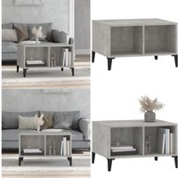 Vidaxl - Couchtisch Betongrau 60x50x36,5 cm Holzwerkstoff - Industrieller Couchtisch - Holzwerkstoff Couchtisch - Beistelltisch Grau - Wohnzimmerstil Vidaxl - Couchtisch Betongrau 60x50x36,5 cm Holzwerkstoff - Industrieller Couchtisch - Holzwerkstoff Couchtisch - Beistelltisch Grau - Wohnzimmerstil von VIDAXL