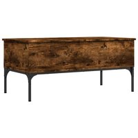 Vidaxl - Couchtisch Räuchereiche 100x50x45 cm Holzwerkstoff und Metall Vidaxl - Couchtisch Räuchereiche 100x50x45 cm Holzwerkstoff und Metall von VIDAXL