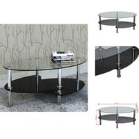 Vidaxl - Couchtisch mit Exklusivem Design Schwarz - Couchtisch - Esszimmertisch - Sideboard - Wohnzimmereinrichtung - Designer Möbel Vidaxl - Couchtisch mit Exklusivem Design Schwarz - Couchtisch - Esszimmertisch - Sideboard - Wohnzimmereinrichtung - Designer Möbel von VIDAXL