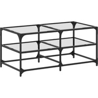 Vidaxl - Couchtisch mit Glasplatte Transparent 98,5x50x45 cm Stahl Vidaxl - Couchtisch mit Glasplatte Transparent 98,5x50x45 cm Stahl von VIDAXL