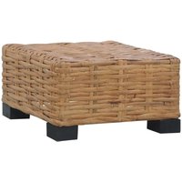 Couchtisch 47x47x28 cm Rattan Natur - Vidaxl von VIDAXL