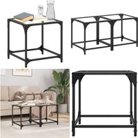 Vidaxl - Couchtische mit Glasplatte 2 Stk. Transparent 40x40x40 cm Stahl - Couchtisch - Wohnzimmertisch - Glastisch - Esszimmertisch - Sidetable Vidaxl - Couchtische mit Glasplatte 2 Stk. Transparent 40x40x40 cm Stahl - Couchtisch - Wohnzimmertisch - Glastisch - Esszimmertisch - Sidetable von VIDAXL