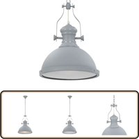 Vidaxl - Deckenleuchte Grau Rund E27 - Industrielle Deckenleuchte - led Deckenleuchte - Acrylleuchte - Wohnzimmer Deko - Bar Lampe Vidaxl - Deckenleuchte Grau Rund E27 - Industrielle Deckenleuchte - led Deckenleuchte - Acrylleuchte - Wohnzimmer Deko - Bar Lampe von VIDAXL