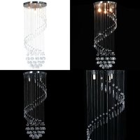 Deckenleuchte mit Kristallperlen Silbern Spirale G9 - Dekorleuchte - Kronleuchter - Wohnzimmer Deko - Schlafzimmer Beleuchtung - Moderne Lampe - Home Deckenleuchte mit Kristallperlen Silbern Spirale G9 - Dekorleuchte - Kronleuchter - Wohnzimmer Deko - Schlafzimmer Beleuchtung - Moderne Lampe - Home von VIDAXL