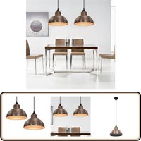 Deckenleuchten 2 stk halbkugelförmig kupferfarben - Kupferfarbene Deckenleuchte - Moderne Lampe - Metalllampe - Wohnzimmer Deko - Küchenlampe Deckenleuchten 2 stk halbkugelförmig kupferfarben - Kupferfarbene Deckenleuchte - Moderne Lampe - Metalllampe - Wohnzimmer Deko - Küchenlampe von VIDAXL