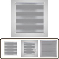 Doppelrollo 40 x 100 cm grau - Doppelrollo - Lichtdurchlässigkeit - Raffstore - Fensterdekoration - Gardine Doppelrollo 40 x 100 cm grau - Doppelrollo - Lichtdurchlässigkeit - Raffstore - Fensterdekoration - Gardine von VIDAXL