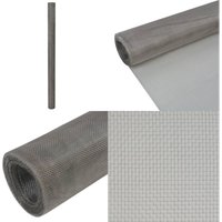 Vidaxl - Drahtgewebe 100x1000 cm Edelstahl 202 - Edelstahl Drahtgewebe - Gartenzubehör - Insektenschutz - Vogelfangnetz - Drahtzaun - Home & Living von VIDAXL