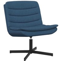 Vidaxl - Drehstuhl Blau 63 x 75 x 76 cm Stoff Vidaxl - Drehstuhl Blau 63 x 75 x 76 cm Stoff von VIDAXL