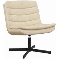 Vidaxl - Drehstuhl Creme 63 x 75 x 76 cm Stoff Vidaxl - Drehstuhl Creme 63 x 75 x 76 cm Stoff von VIDAXL