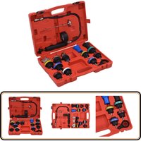 Druckprüfgerät für Kühlsysteme & Kühlerdeckel 18-tlg. - Druckprüfung - Kühlsystem - Leckortung - Kühlerdeckel - Werkstattset Druckprüfgerät für Kühlsysteme & Kühlerdeckel 18-tlg. - Druckprüfung - Kühlsystem - Leckortung - Kühlerdeckel - Werkstattset von VIDAXL