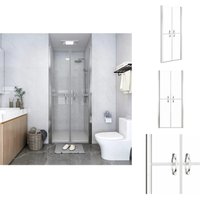 Vidaxl - Duschkabinen & -türen - Living Duschtür Transparent esg 86x190 cm von VIDAXL