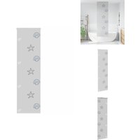 Vidaxl - Duschrollo 70x240 cm Stoffbreite 66 cm - Duschrollo - Duschrollos - Duschvorhang - Dusche Rollo von VIDAXL