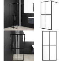 Vidaxl - Duschwand für Walk-in Dusche Klares Sicherheitsglas 90x195 cm - Duschwand - Walk-in Dusche - Sicherheitsglas - Duschkabine - Duscharmatur von VIDAXL