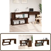 Eckschreibtisch Braun Eichen-Optik 200x50x76 cm Holzwerkstoff - Schreibtisch - Eckschreibtisch - Home Office - Arbeitsplatz - Holzwerkstoff Eckschreibtisch Braun Eichen-Optik 200x50x76 cm Holzwerkstoff - Schreibtisch - Eckschreibtisch - Home Office - Arbeitsplatz - Holzwerkstoff von VIDAXL