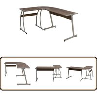 Vidaxl - Eckschreibtisch Braun Holzwerkstoff - Eckschreibtisch - Schreibtisch Braun - Bürostuhl - Home Office - Arbeitsplatzgestaltung von VIDAXL