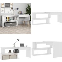 Vidaxl - Eckschreibtisch Weiß 200x50x76 cm Holzwerkstoff - Eckschreibtisch - Schreibtisch Weiß - Holzwerkstoff - Home Office - Computerarbeitsplatz Vidaxl - Eckschreibtisch Weiß 200x50x76 cm Holzwerkstoff - Eckschreibtisch - Schreibtisch Weiß - Holzwerkstoff - Home Office - Computerarbeitsplatz von VIDAXL