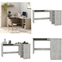 Vidaxl - Eckschreibtisch in L-Form Betongrau 120x140x75 cm Holzwerkstoff - Eck Schreibtisch - Holz Schreibtisch - Büro Tisch - Home Office Möbel Vidaxl - Eckschreibtisch in L-Form Betongrau 120x140x75 cm Holzwerkstoff - Eck Schreibtisch - Holz Schreibtisch - Büro Tisch - Home Office Möbel von VIDAXL