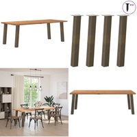 Vidaxl - Esstisch Hellbraun 240x100x74 cm Massivholz Eiche Rechteckig Vidaxl - Esstisch Hellbraun 240x100x74 cm Massivholz Eiche Rechteckig von VIDAXL