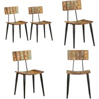 Vidaxl - Esszimmerstühle 2 Stk. Altholz Massiv - Holz Esszimmerstühle - Altholzmöbel - Antiquitätsstil - Recyclingmöbel - Vintage Sessel - Home & von VIDAXL