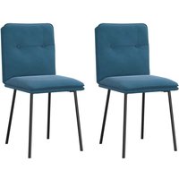 Esszimmerstühle 2 Stk. Blau Samt Vidaxl Esszimmerstühle 2 Stk. Blau Samt Vidaxl von VIDAXL
