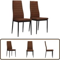 Vidaxl - Esszimmerstühle 2 Stk. Braun Stoff - Esszimmerstühle - Stuhlset - Stühle Braun - Polstersessel - Küchenstühle Vidaxl - Esszimmerstühle 2 Stk. Braun Stoff - Esszimmerstühle - Stuhlset - Stühle Braun - Polstersessel - Küchenstühle von VIDAXL