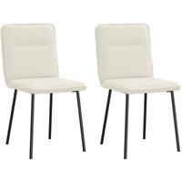 Esszimmerstühle 2 Stk. Creme Samt Vidaxl Esszimmerstühle 2 Stk. Creme Samt Vidaxl von VIDAXL