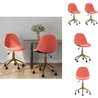 Vidaxl - Esszimmerstühle 2 Stk. Drehbar Rosa Samt - Esszimmerstühle - Rosa - Samt - Drehstuhl - Gasdruckfeder Vidaxl - Esszimmerstühle 2 Stk. Drehbar Rosa Samt - Esszimmerstühle - Rosa - Samt - Drehstuhl - Gasdruckfeder von VIDAXL