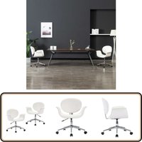 Vidaxl - Esszimmerstühle 2 Stk. Drehbar Weiß Kunstleder - Esszimmerstühle - Drehstuhl - Stuhl Weiß - Kunstleder - Küchenstuhl Vidaxl - Esszimmerstühle 2 Stk. Drehbar Weiß Kunstleder - Esszimmerstühle - Drehstuhl - Stuhl Weiß - Kunstleder - Küchenstuhl von VIDAXL