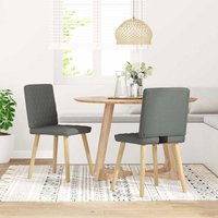 Esszimmerstühle 2 Stk. Dunkelgrau Stoff - Vidaxl Esszimmerstühle 2 Stk. Dunkelgrau Stoff - Vidaxl von VIDAXL