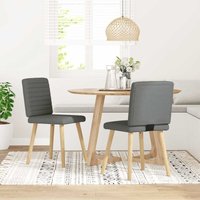 Esszimmerstühle 2 Stk. Dunkelgrau Stoff - Vidaxl Esszimmerstühle 2 Stk. Dunkelgrau Stoff - Vidaxl von VIDAXL