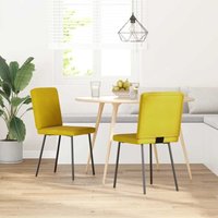 Esszimmerstühle 2 Stk. Gelb Samt Vidaxl Esszimmerstühle 2 Stk. Gelb Samt Vidaxl von VIDAXL