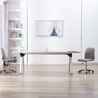 Vidaxl - Esszimmerstühle 2 Stk. Küchenstuhl Hellgrau Stoff Vidaxl - Esszimmerstühle 2 Stk. Küchenstuhl Hellgrau Stoff von VIDAXL