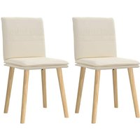 Esszimmerstühle 2 Stk. Leinen Vidaxl von VIDAXL