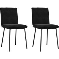 Esszimmerstühle 2 Stk. Schwarz Samt Vidaxl Esszimmerstühle 2 Stk. Schwarz Samt Vidaxl von VIDAXL
