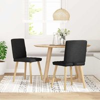 Esszimmerstühle 2 Stk. Schwarz Stoff - Vidaxl Esszimmerstühle 2 Stk. Schwarz Stoff - Vidaxl von VIDAXL