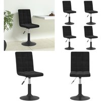Vidaxl - Esszimmerstühle 4 Stk. Drehbar Schwarz Samt - Drehstühle - Esszimmerstühle - Samtsessel - Schwarze Sessel - Stahlgestelle - Home & Living Vidaxl - Esszimmerstühle 4 Stk. Drehbar Schwarz Samt - Drehstühle - Esszimmerstühle - Samtsessel - Schwarze Sessel - Stahlgestelle - Home & Living von VIDAXL
