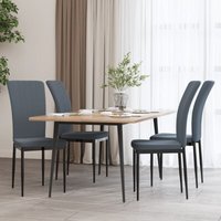 Esszimmerstühle 4 Stk. Dunkelgrau Samt - Vidaxl Esszimmerstühle 4 Stk. Dunkelgrau Samt - Vidaxl von VIDAXL