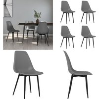 Vidaxl - Esszimmerstühle 4 Stk. Grau pp - Esszimmerstühle - Stühle Grau - Kunststoffsessel - Moderne Sessel - Set Von 4 Stühlen - Home & Living Vidaxl - Esszimmerstühle 4 Stk. Grau pp - Esszimmerstühle - Stühle Grau - Kunststoffsessel - Moderne Sessel - Set Von 4 Stühlen - Home & Living von VIDAXL