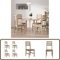 Vidaxl - Esszimmerstühle 4 Stk. Massivholz Akazie - Esszimmerstühle - Holzstühle - Akzient Stuhl - Küchenstühle - Esstischstühle Vidaxl - Esszimmerstühle 4 Stk. Massivholz Akazie - Esszimmerstühle - Holzstühle - Akzient Stuhl - Küchenstühle - Esstischstühle von VIDAXL
