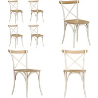 Vidaxl - Esszimmerstühle 4 Stk. Weiß Mango-Massivholz - Esszimmerstühle - Holzstühle - Mangoholz Stühle - Retro Stühle - Designer Stühle - Home & Vidaxl - Esszimmerstühle 4 Stk. Weiß Mango-Massivholz - Esszimmerstühle - Holzstühle - Mangoholz Stühle - Retro Stühle - Designer Stühle - Home & von VIDAXL