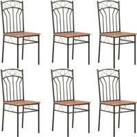 Esszimmerstühle 6 Stk. Braun mdf - Vidaxl von VIDAXL