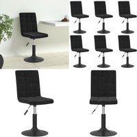 Vidaxl - Esszimmerstühle 6 Stk. Drehbar Schwarz Samt - Drehstühle - Esszimmerstühle - Samtsessel - Schwarze Sessel - Stahlgestelle - Home & Living Vidaxl - Esszimmerstühle 6 Stk. Drehbar Schwarz Samt - Drehstühle - Esszimmerstühle - Samtsessel - Schwarze Sessel - Stahlgestelle - Home & Living von VIDAXL