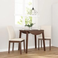 Vidaxl - Esszimmerstühle mit Kissen 2 Stk. Braun Massivholz Gummibaum Vidaxl - Esszimmerstühle mit Kissen 2 Stk. Braun Massivholz Gummibaum von VIDAXL