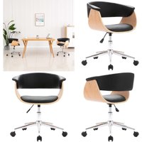 Esszimmerstuhl Drehbar Schwarz Bugholz und Kunstleder - Esszimmerstuhl - Drehstuhl - Bürostuhl - Küchenstuhl - Moderner Stuhl - Home & Living Esszimmerstuhl Drehbar Schwarz Bugholz und Kunstleder - Esszimmerstuhl - Drehstuhl - Bürostuhl - Küchenstuhl - Moderner Stuhl - Home & Living von VIDAXL
